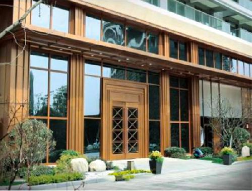 銅門(mén)實(shí)景工程案例01