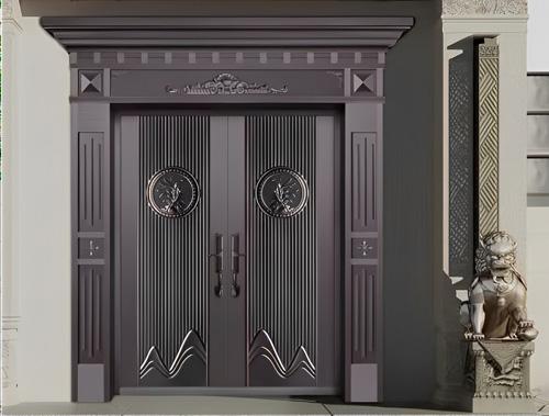 銅門實景工程案例22